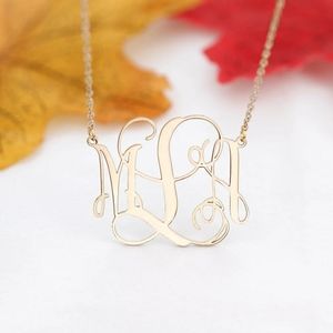 Custom monogram Necklace